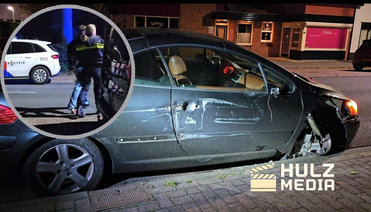 Automobilist (19) uit Elburg vlucht na nachtelijk ongeval in Doornspijk