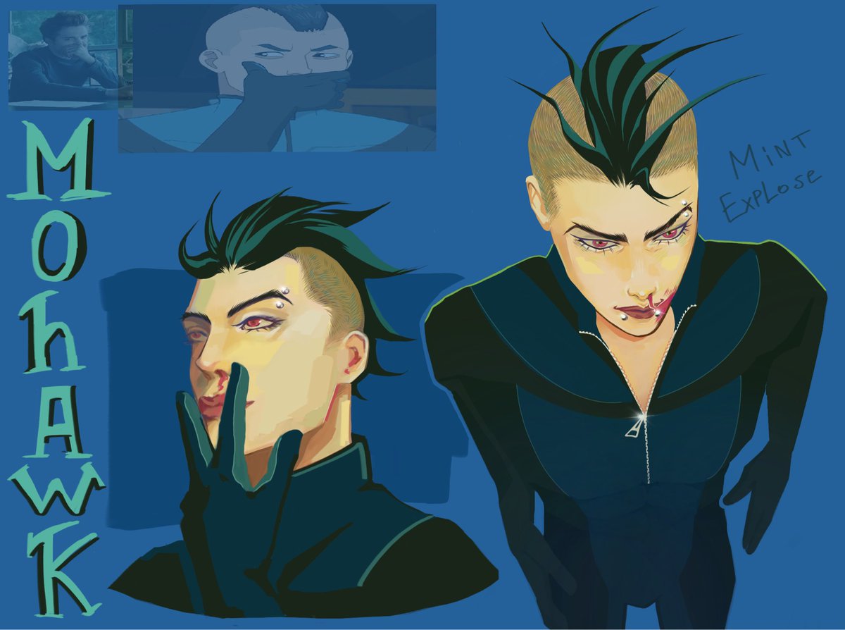 MINTexploSE6's tweet image. #Invincible #invinciblefanart #MohawkMark #MarkGrayson