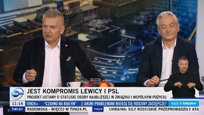 Rewelacyjny <a href="/Arlukowicz/">Bartosz Arlukowicz</a> !
Jak Kurski ma drugą żonę, w tym obie kościelne, to jest dla was OK, ale jak Biedroń 23 lata żyje z jednym partnerem, to wam przeszkadza. Schreiber ma już trzecią żone, ale wam przeszkadza Biedroń.