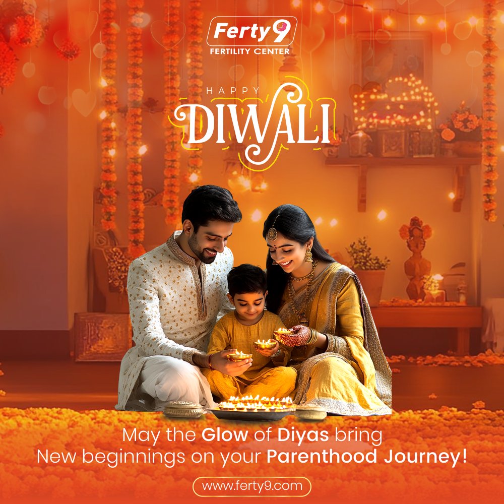 ferty9_official's tweet photo. HAPPY DIWALI from Ferty9 Fertility Center ✨
This Diwali, let the light of hope and happiness shine bright on your path to parenthood.

📞  9346 99 3266 / 9346 99 3277
https://t.co/wfnTOtFfEV

#HappyDiwali #Ferty9FertilityCenter #Ferty9 #FestivalOfLights #Diwali2025 https://t.co/m98DSu59rL