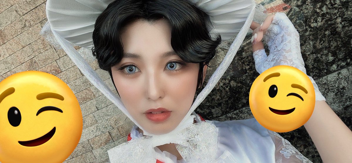 改めて！昨日のDハロ！めちゃ楽しかったよおおおおおお！！！！😳😳😳😳  リクエストで初メリポピ！！ 初めて帽子作ったりとか四苦八苦したけど、楽しかた！楽し過ぎて自撮り2枚目のやつしかないくらい🤣🤣 

#Dハロ仮装2025