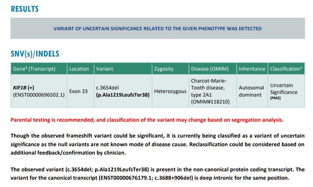 My genetic testing always ends up with a variant of unknown significance. For people who know more, this isn't revealing anything concrete right?