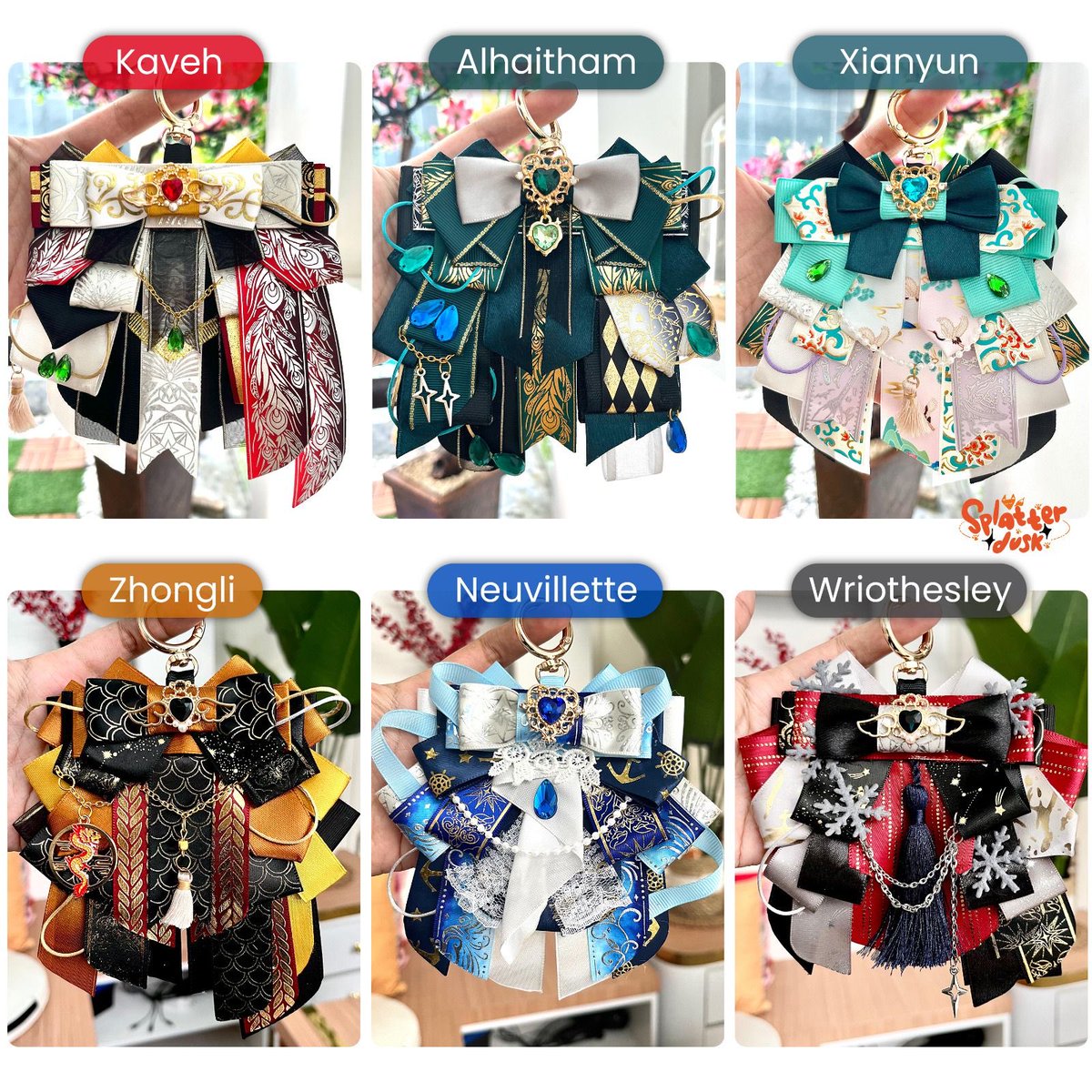 splatterdusk's tweet image. ✨OPEN PRE-ORDER ✨
- Handmade Keychain -

Fandom : Genshin, Hsr, Lads
🗓️ 19 Oktober - 22 Oktober
📦 Pengiriman pertengahan Desember

Link PO : form.jotform.com/252906102379053

✅ GA utk 1 orang : RT &amp;amp; rep mau yang mana

‼️ CUSTOM RIBBON : Avail 6 slots only (info lengkap di thread)

(1)