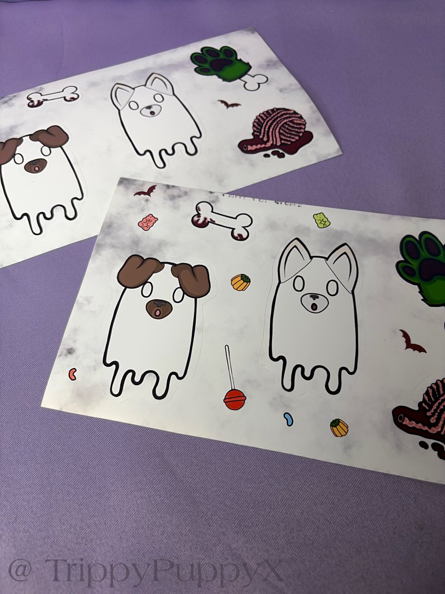 TrippyPetWorks's tweet photo. 👻🎃Happy Spooktober!! 🎃🦴 
Get 1 Free SpOokY sticker sheet with Any Order Made Before Oct 31st! 
⋆˚ Orders October 20th-22nd, will be shipped within 24 hours! orders afterwards will not be shipped out Until November 3rd, As I will be going on Vacation! Thankyou All !! ˚𝜗𝜚˚⋆ https://t.co/xt6EIzaUpS