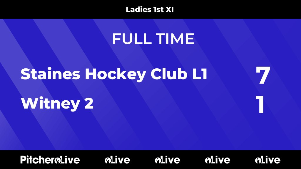 FULL TIME: Staines Hockey Club L1 7 - 1 Witney 2
#STAWIT #Pitchero
staineshockeyclub.com/teams/224504/m…