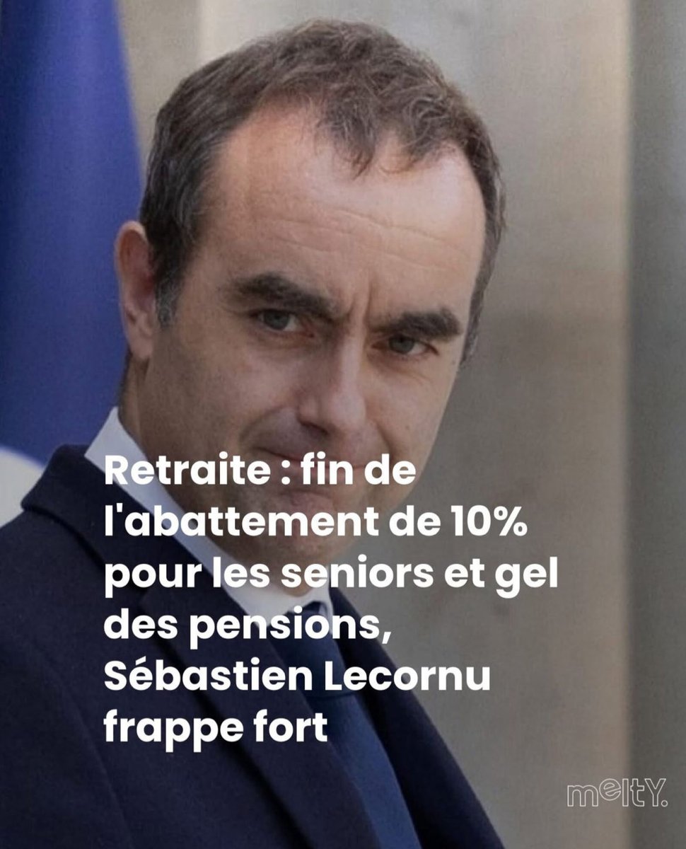 Ça commence … l’équation était claire 
Si nous ne travaillons  pas plus nos aînés auront des baisses de leur retraite.
Fin de l’abattement de 10% et réactualisation partielle sur l’inflation 
Inouï de ne pas dire la vérité … IL FAUT CRÉER PLUS DE RICHESSE POUR LA PARTAGER PLUS