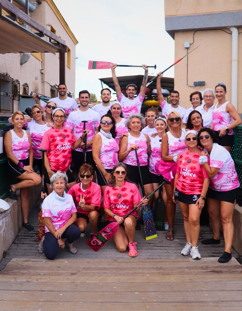 🩷 ¡Hoy volvemos a unirnos con las guerreras de <a href="/Vientos_bcs/">Vientos de Cartagena</a> en el Día Mundial contra el Cáncer de Mama!

Ellas son ese ejemplo de superación y valentía para todas las mujeres que pasan ahora mismo por el proceso de lucha, a las que mandamos todo nuestro ánimo 🫂

¡Bravas! 👏🏼💪🏼