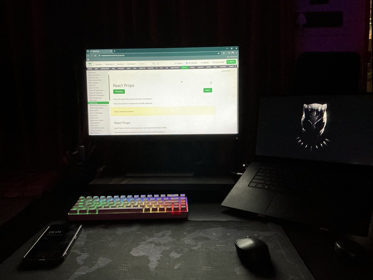 HarshvardhanRaw's tweet image. ✅Phase 01 - Day 60
Learn about props and condition in react