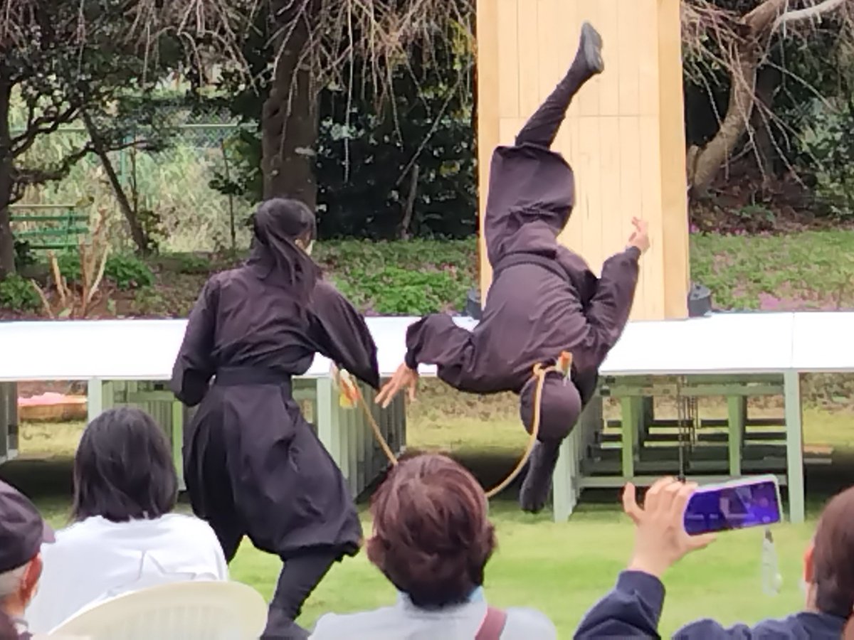 YXPW7IsG5YKJq88's tweet photo. 今日は某所のイベントで、 #靁凮刄 さんのショーを観ました⚔️

本物の忍具を使った忍術あり、笑いあり、観客の皆さんも盛り上がっていました✨

初めて本物の忍者🥷を見たよ‼️

#靁凮刄
#らいふうじん
#REALNINJA
#忍野しのびの里 https://t.co/9Yo1mRuFgD