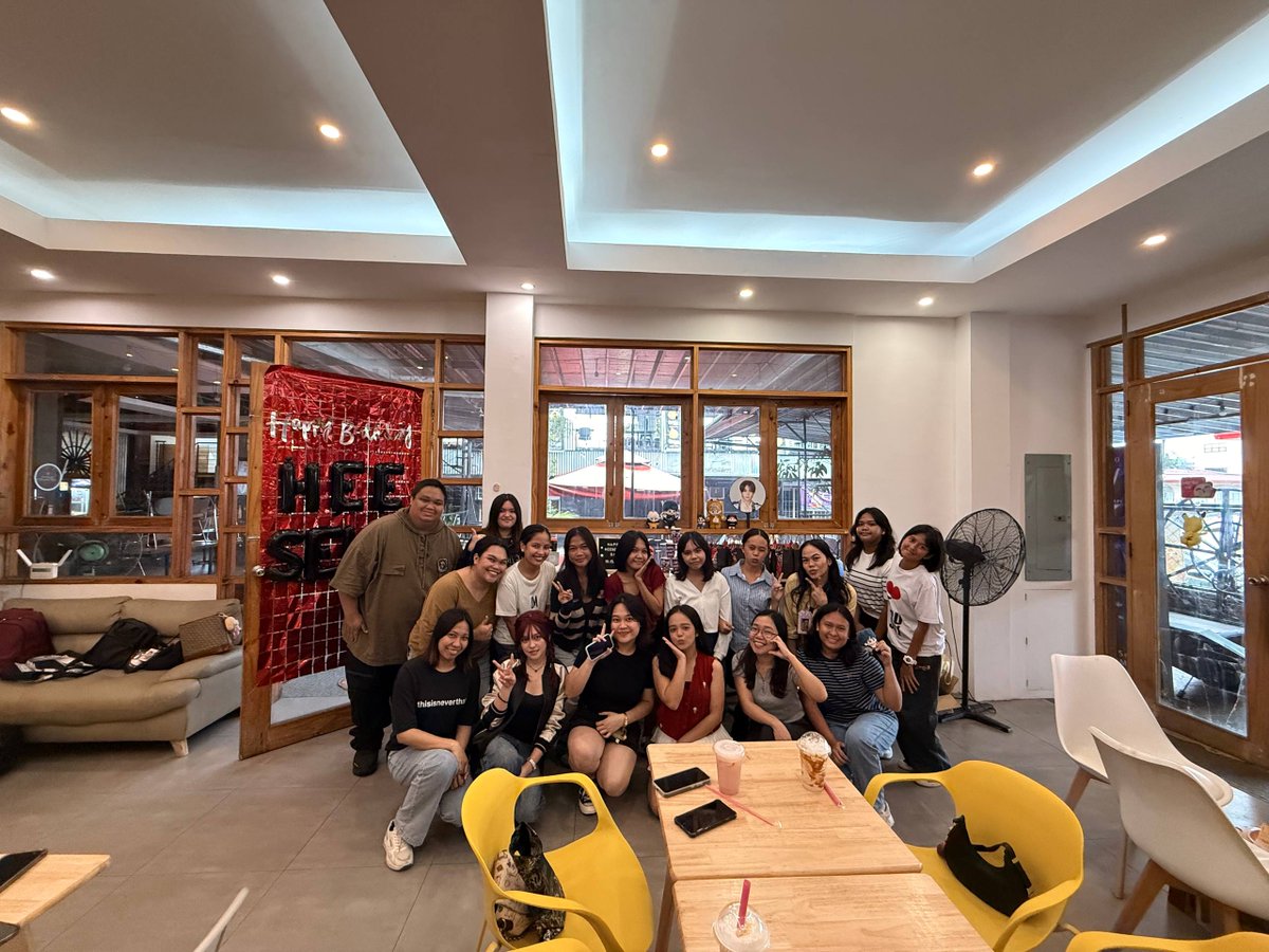 LeyteEngenes's tweet photo. What a day! A huge thank you Leyte engenes who showed up even thought the weather is not so good, yet brought so much energy to our Heeseung cupsleeve event.🤗
Keep your eyes on our page for the next announcement, because we can't wait to celebrate with you again! 👀
#HEESEUNG https://t.co/zTmuIdBV71
