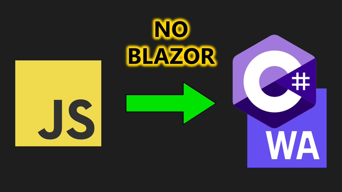 plainionist's tweet image. I Tried Replacing JavaScript with C# - Here’s What Happened!▶️youtu.be/Ir_r50yvKVY