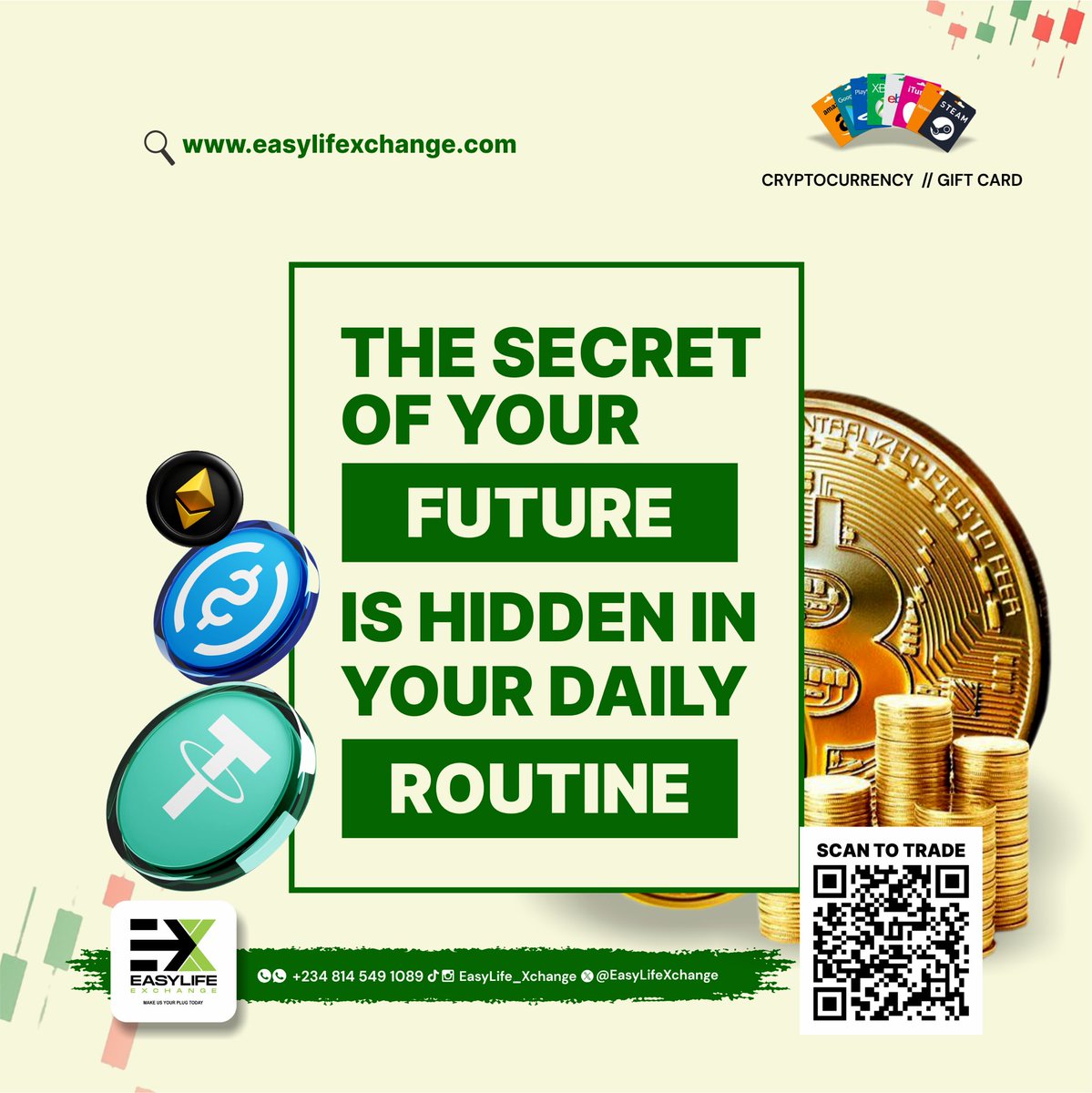 Unlocking Your Future: The Power of Daily Routines 

 Sunday Quote:

"The secret of your future is hidden in your daily routine."

Embracing the Truth:

Your daily habits and routines shape your tomorrow. What you do every day determines the life you'll lead. By focusing on