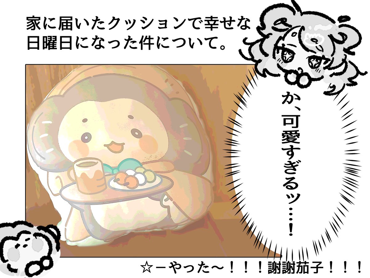 家にも"あの子"が届きました…📦
ありがとう～～～！