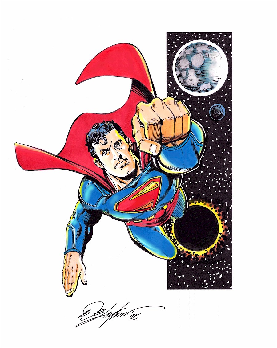 For the third year, I will be attending the Tokyo Comic Con on December 5th-7th along with my friends at <a href="/DiceLatte/">Dice Latte</a> Cafe.  I started working on some art for that event. Here's a new Superman 9 x 12 drawing. <a href="/TokyoComicCon/">東京コミコン & 大阪コミコン | TokyoComicCon & OsakaComicCon</a>  <a href="/DCOfficial/">DC</a>  <a href="/Superman/">Superman</a>