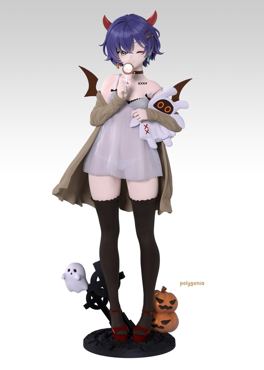 polygo's tweet image. Blender勉強しながらレンダー設定色々試しています
リン(belle)/ゼンレスゾーンゼロ
原画:Nyam (@adelie_cat)
原型:ポリゴ(@polygo)
#tonamo8