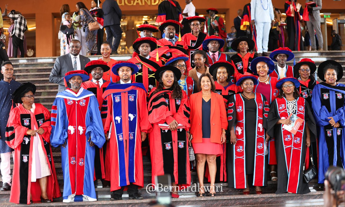 As <a href="/VUKampala/">Victoria University, Kampala</a> prepares for its upcoming graduation,Vice Chancellor <a href="/ReachDrMuganga/">ᗪᖇ. ᒪᗩᗯᖇEᑎᑕE ᗰᑌGᗩᑎGᗩ</a> has received the Global Impact Award. Thank you,Professor, for your significant contributions to Uganda's education system. Your knowledge and wisdom have positively influenced many in the country.