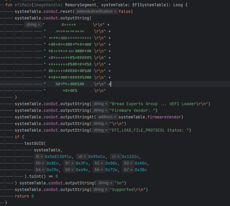 denkisikinoneko's tweet image. FINALLY my kotlin -&amp;gt; uefi compiler can understand function calls
