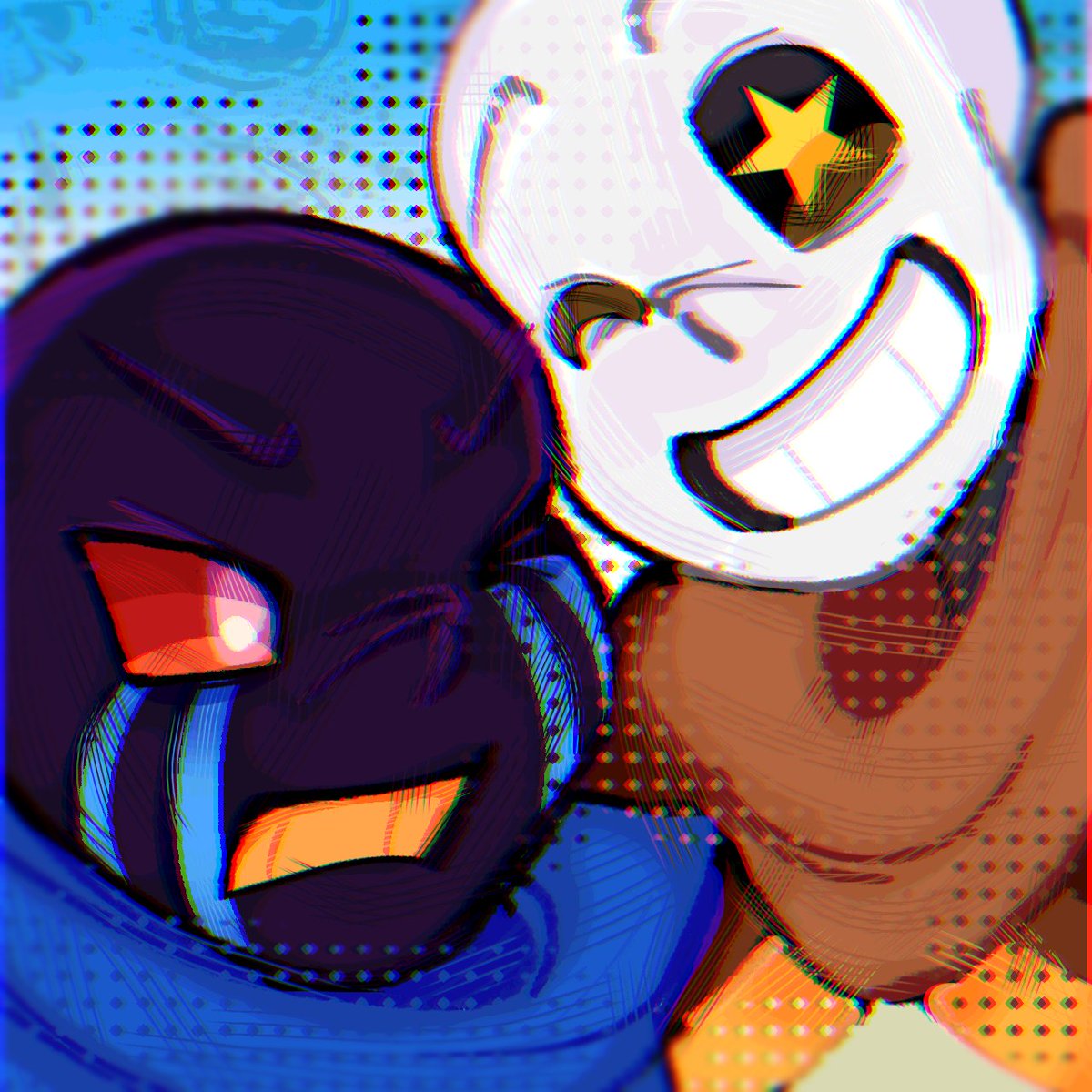 0nlgally's tweet photo. SELFIE!!! 
#Undertale #Underverse #Doodles #Drawing #InkxError #Fypppp https://t.co/PHdmq5LL9q