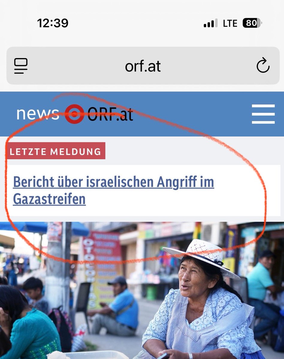 Martin Engelberg (@martinengelberg) on Twitter photo Unfassbar: Palästinensische Terroristen greifen israelische Truppen an, die zurückschlagen. ORF Schlagzeile: „Bericht über israelischen Angriff im Gazastreifen“.
Der <a href="/ORF/">ORF</a> hat offensichtlich eine anti-israelische Schlagseite! <a href="/RolandWeissmann/">Roland Weissmann</a> Unfassbar: Palästinensische Terroristen greifen israelische Truppen an, die zurückschlagen. ORF Schlagzeile: „Bericht über israelischen Angriff im Gazastreifen“.
Der <a href="/ORF/">ORF</a> hat offensichtlich eine anti-israelische Schlagseite! <a href="/RolandWeissmann/">Roland Weissmann</a>