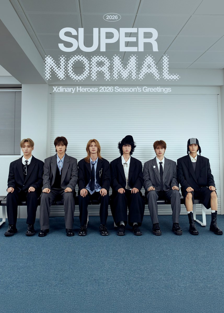 Xdinary Heroes(엑스디너리 히어로즈) 2026 Season’s Greetings [SUPER NORMAL]
Unit &amp; Group

 ⬛PRE-ORDER
 25.10.23 THU 14:00 - 11.02 SUN 23:59 (KST)
  
 #XdinaryHeroes #엑스디너리히어로즈
 #XdinaryHeroes_SUPER_NORMAL
 #2026SEASONSGREETINGS