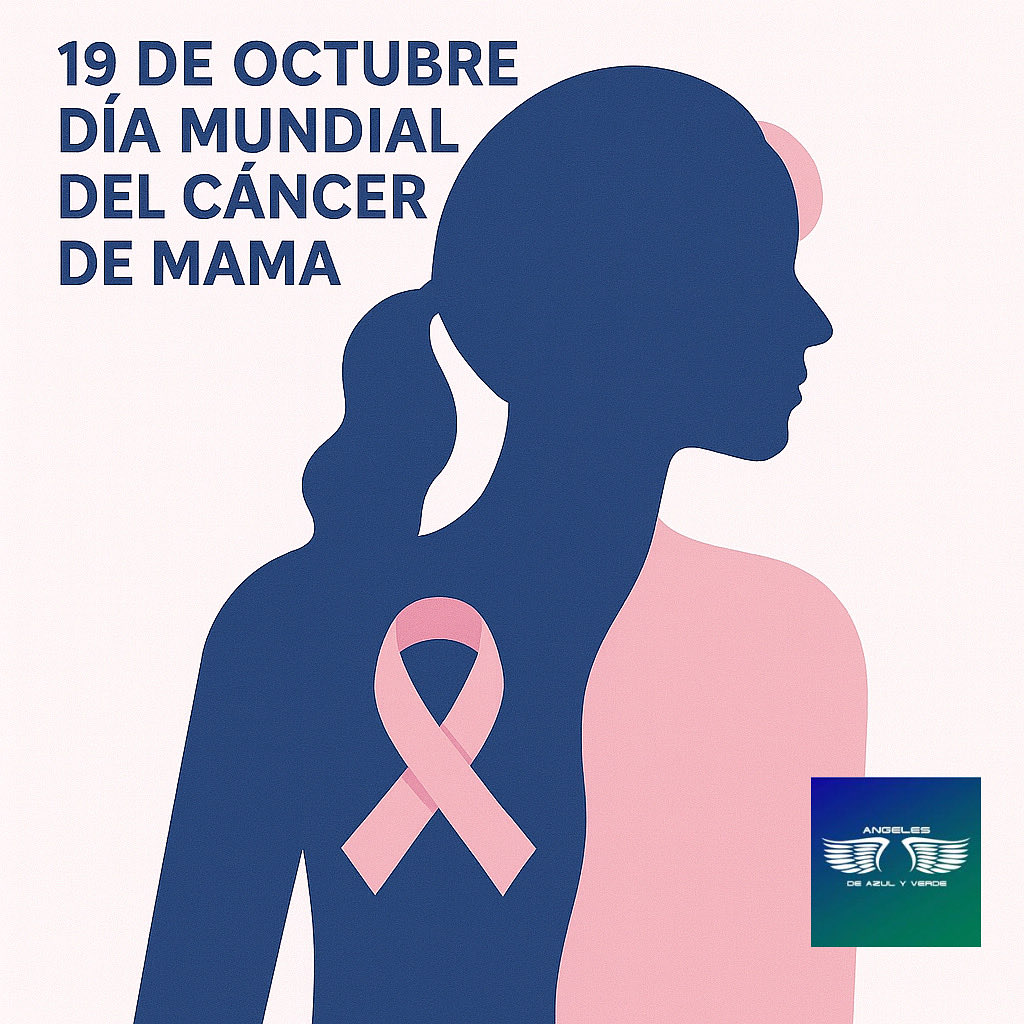 🎗️ 19 de octubre · Día Mundial del Cáncer de Mama

Desde Ángeles de Azul y Verde, mostramos nuestro respeto y apoyo a todas las mujeres que luchan o han luchado contra esta enfermedad.

La prevención salva vidas. El apoyo emocional también. 💗

#DíaMundialDelCáncerDeMama
