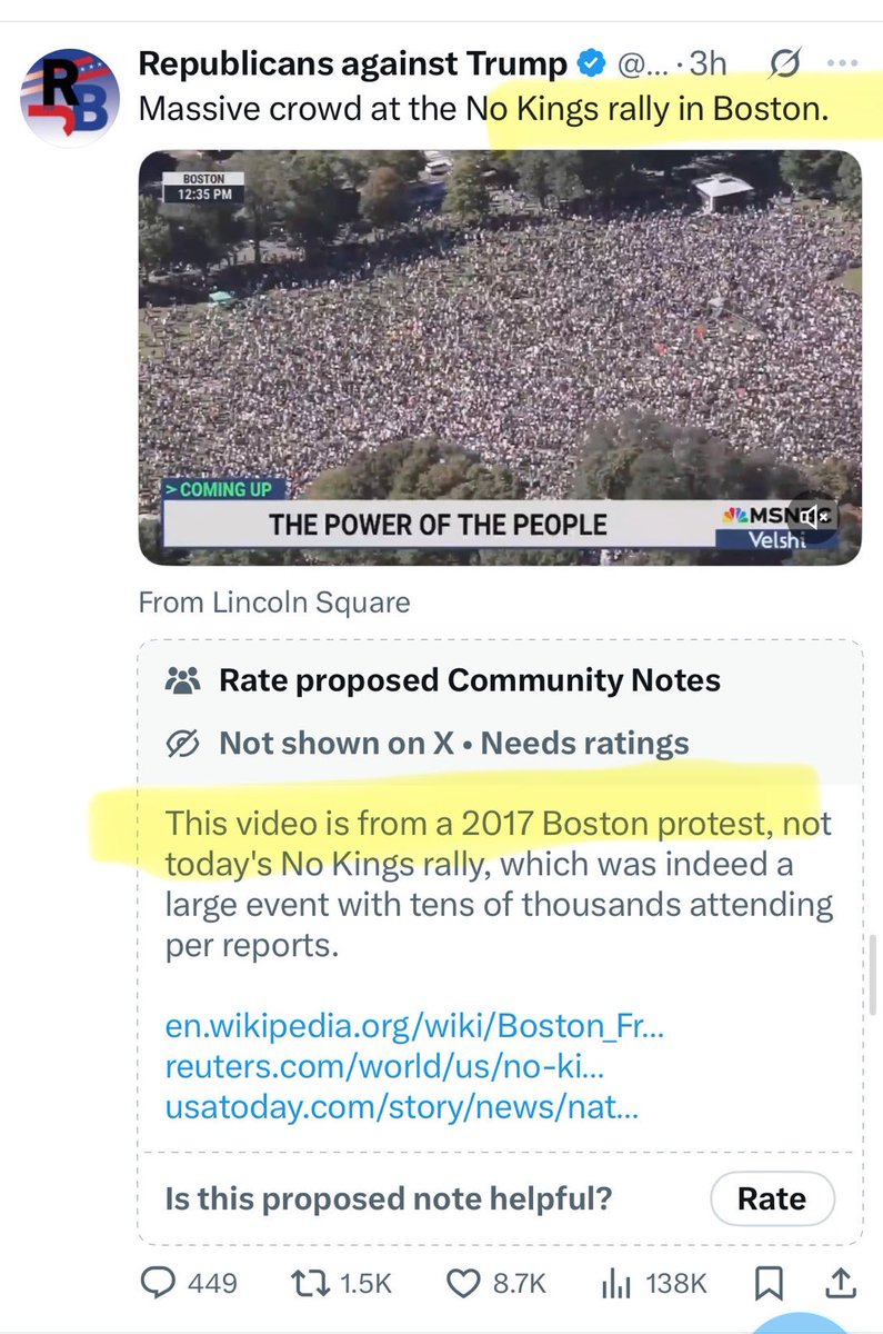 All the Liberals were posting fake videos of huge crowds yesterday from different events. 

All they do is lie. You don’t have to do this if your event was successful.