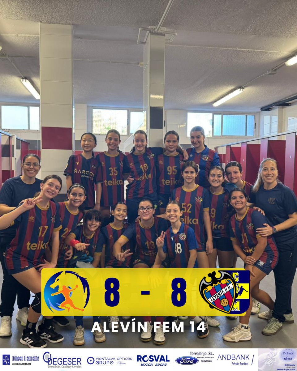 🤾‍♂️Resultado ALEVIN Fem.14 🤾🏻‍♀️
📍Pab. Mislata
🎙️Buen partido de las chicas.
Marni força! 💙💛
@c_e_marni @fdmvalencia <a href="/dipvalencia/">Diputació de València</a> @dbsportpress @nostresport <a href="/Teika_es/">Teika</a> @polideportivocv <a href="/yosoynoticia_/">YoSoyNoticia.es</a> @levante_tv
