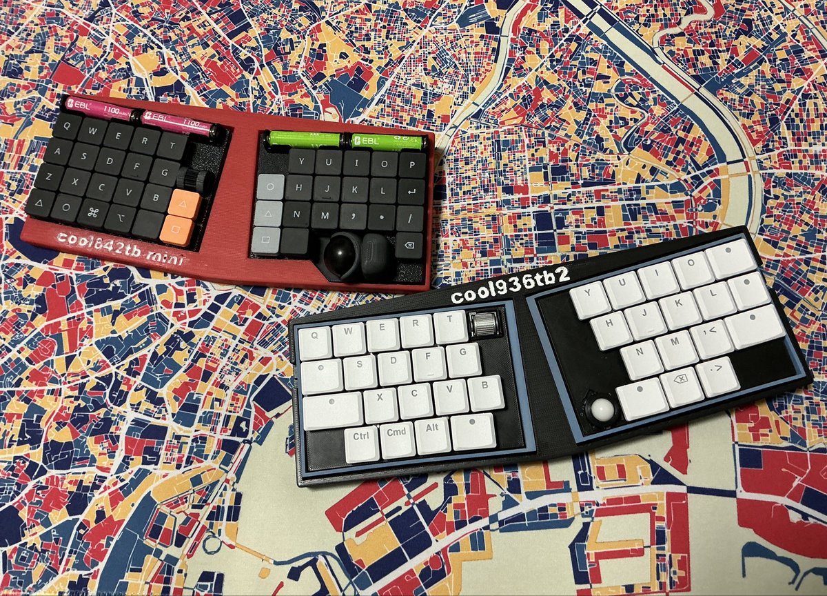 Title:Alice Layout Case
Keyboards: #cool936tb2 、#cool642tb_mini （<a href="/na_ka_no/">ナカノ</a>）
Keycaps: THT（Tai-Hao Thins）Keycaps 、#ゆcaps  （<a href="/Yu_keyb/">ゆ</a>）
Keyswitch:Deep Sea silent mini islet
#KEEB_PD #KEEB_PD_R272  #俺キー #自作キーボード #mechanicalkeyboard