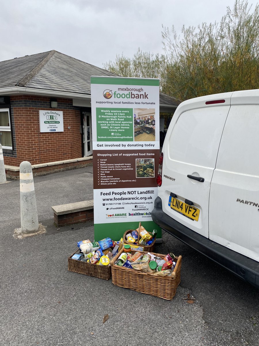 MexboroFoodbank's tweet image. Huge thanks to Little Einsteins Day Nursery Ltd - Denaby for recent Harvest Festival donation collected via @FoodAWARE  🎉❤️👇
Essential supplies will help us support local people/families less fortunate in Mexborough, Denaby &amp;amp; Conisbrough in #CostOfLivingCrisis

@PostcodeLottery