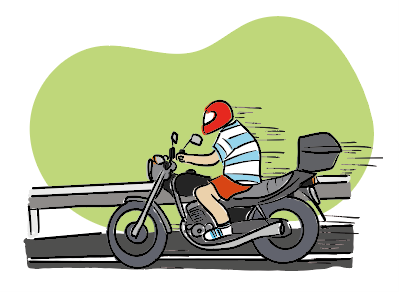 DGTes's tweet photo. ⚠️ Circular en 🏍️ sin la equipación apropiada aumenta el riesgo de sufrir lesiones graves en caídas o accidentes. Las lesiones en 👐 y 🦶 son las más habituales, y pueden resultar muy graves sin chaquetas, pantalones, guantes o botas que protejan de abrasiones. Vía #RevistaDGT https://t.co/qmaqQ2jzMl