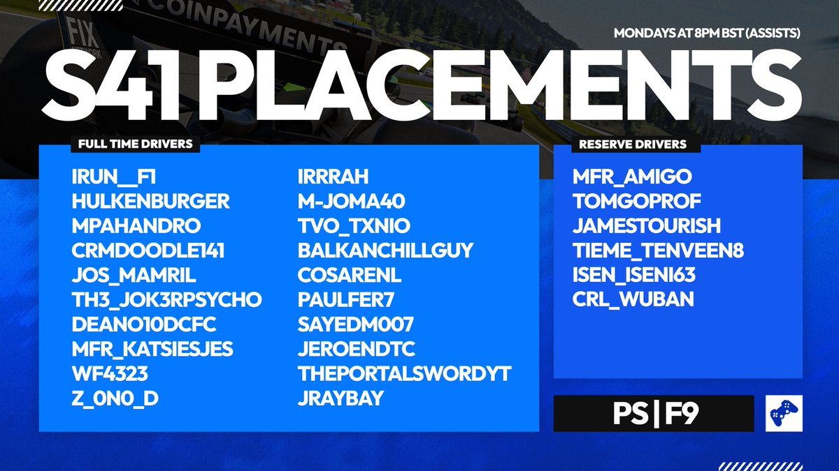 Here we go then… 👊

We’re kicking off with our PlayStation assist tier placements ⬇️ 

#PSGLS41