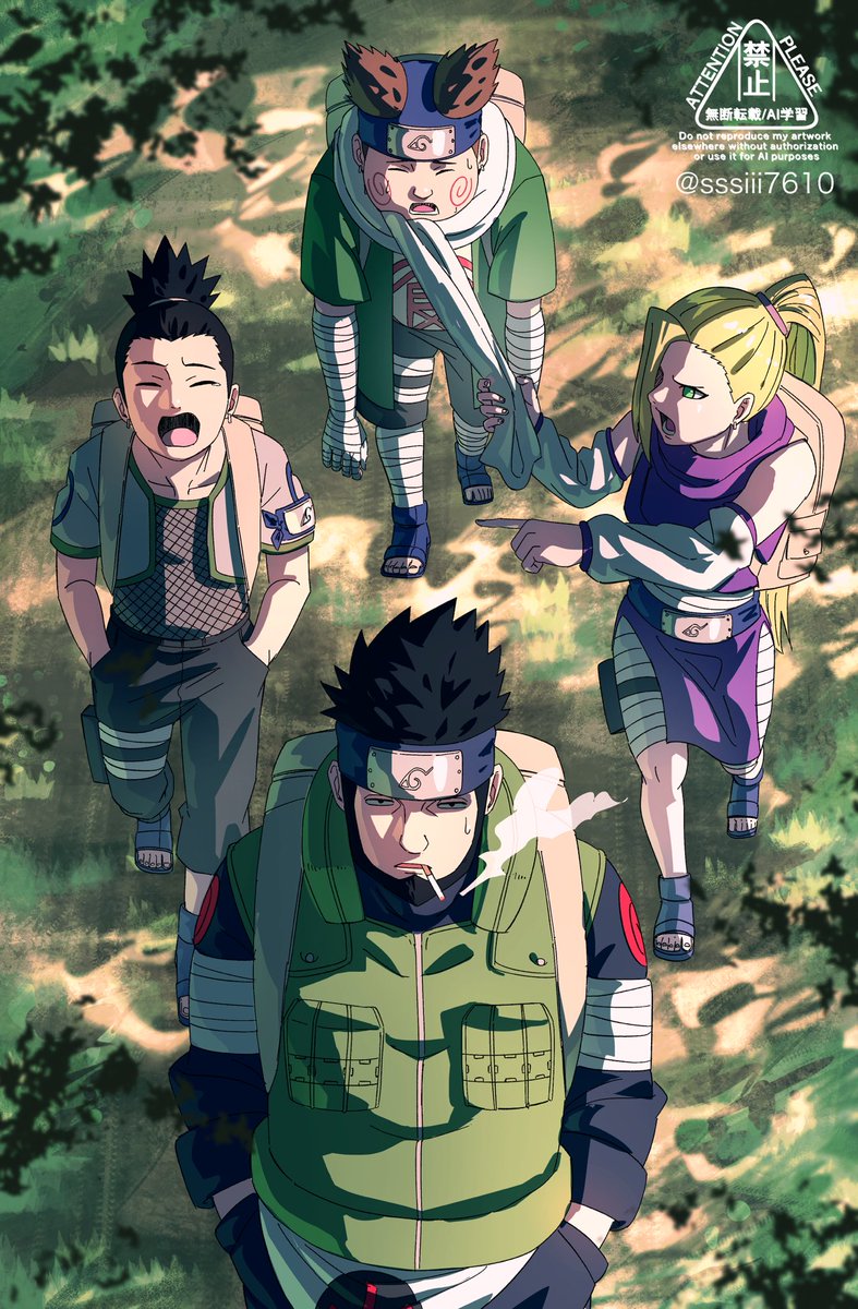 sssiii76102's tweet image. ある日の任務帰りシリーズ揃った