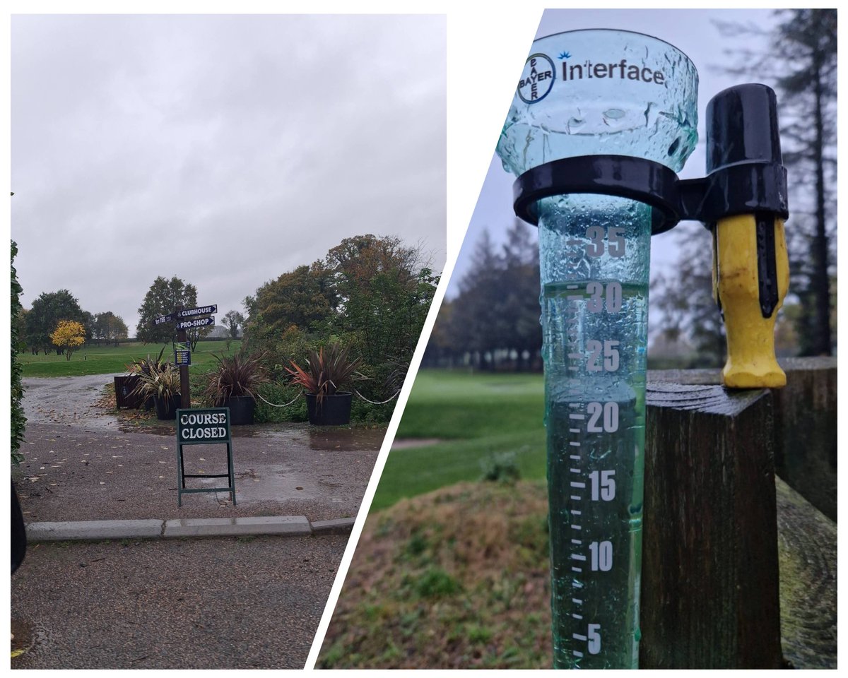 Rain stops play <a href="/banbridgegolf/">Banbridge Golf Club</a> 🌧⛳️🍂🚜