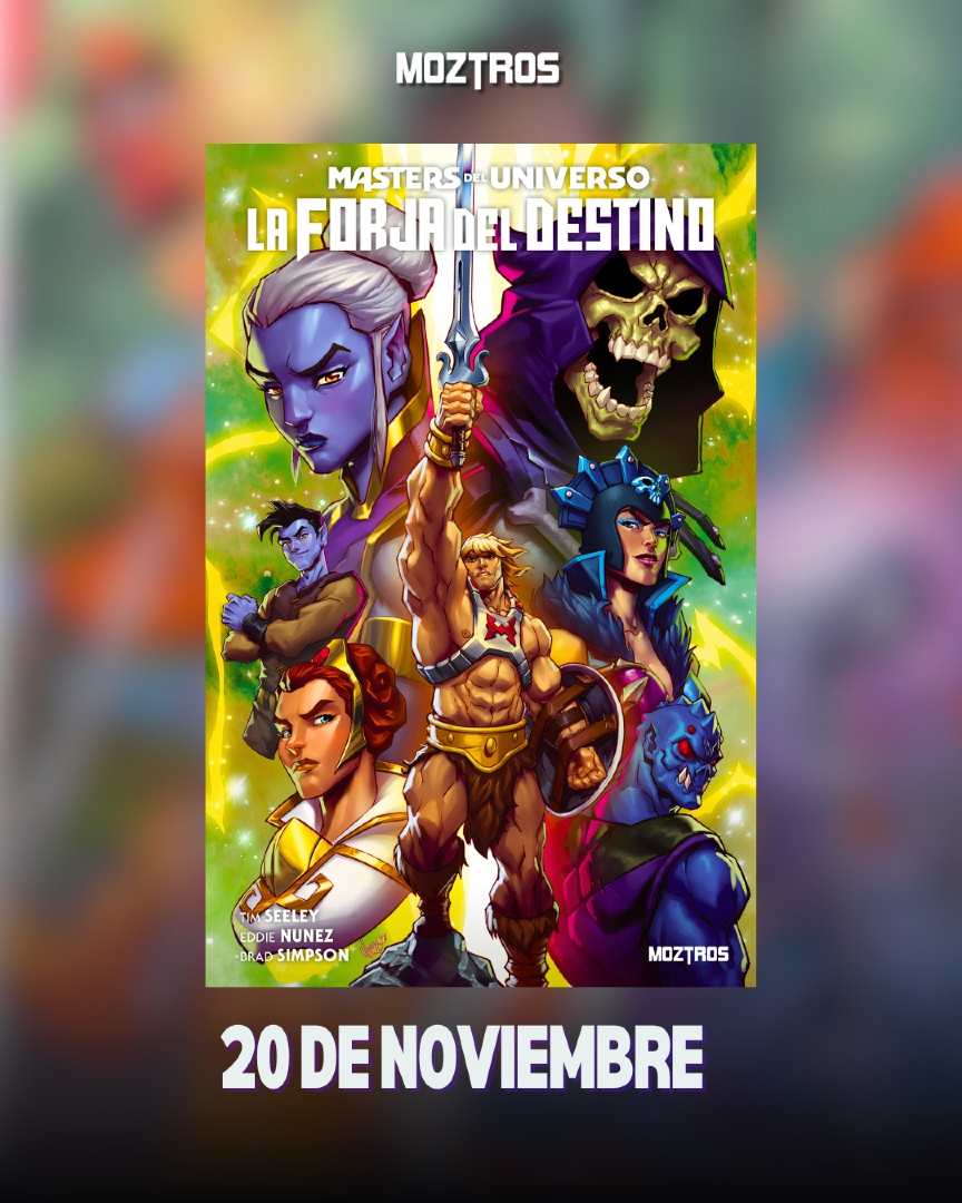 EsMoztros's tweet image. 🟢🟣Masters del Universo: La forja del destino (tomo único)
Precuela de la exitosa serie de animación
Masters del Universo: Revolución, emitida en Netflix.
🛍️ moztros.com/producto/maste…
#moztros #mastersdeluniverso