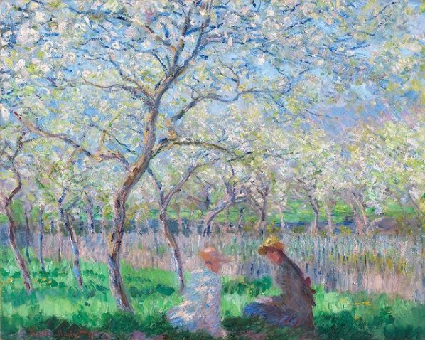 ArtGuide_db's tweet image. Claude Monet
Springtime, 1886