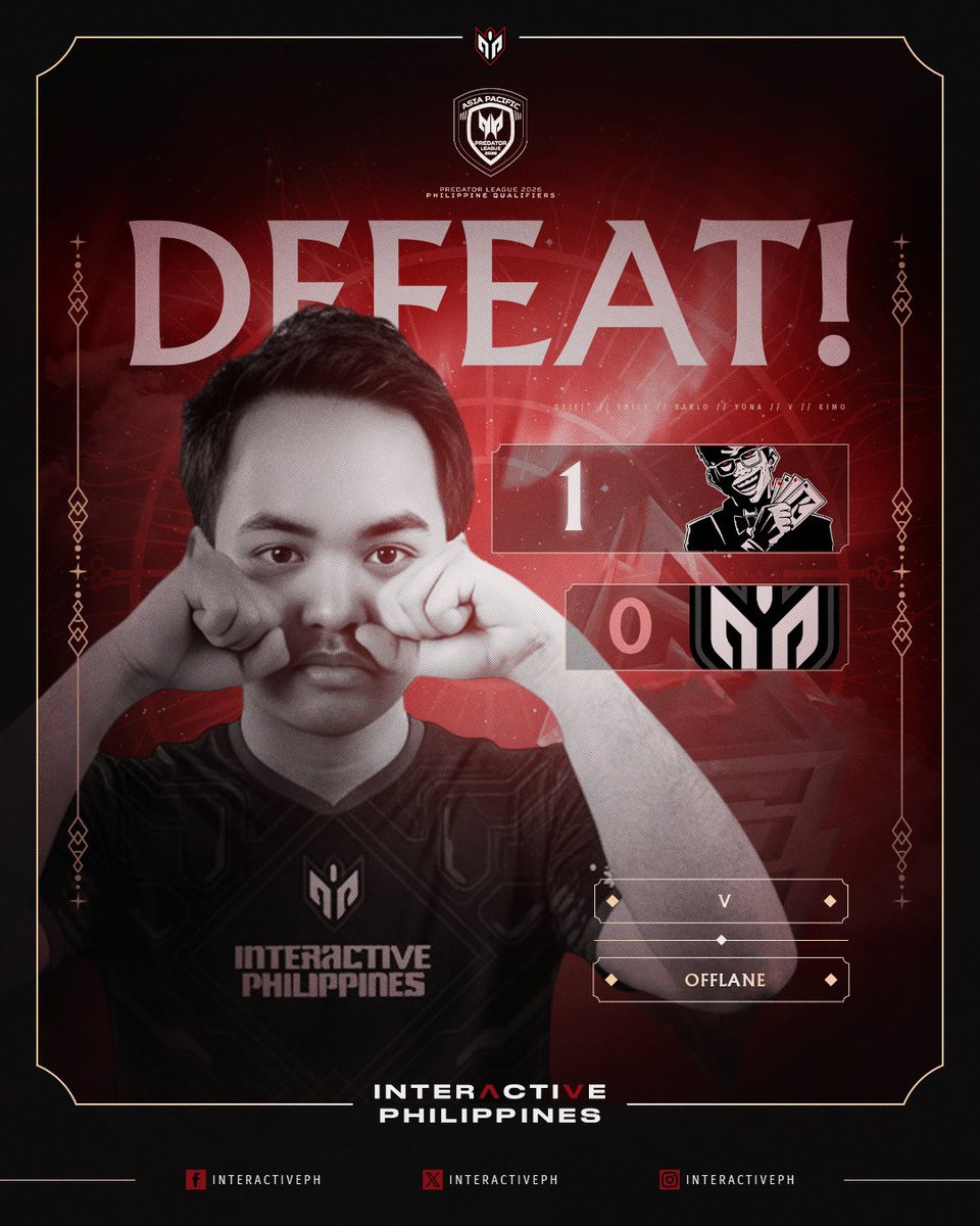 InteractivePH's tweet image. Team Kukuys is the better team today! bawi bawi tayo para makapasok sa playoffs.  GGWP mga kuya!

#IAPBeast #PredatorLeague #PhilippineQualifier