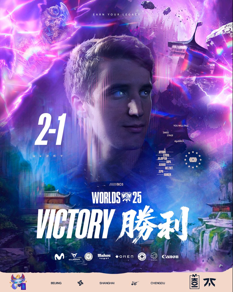 ANOTHER VICTORY FOR EUROPE AT #WORLDS2025 🇪🇺

#MKOIWIN #goMKOI