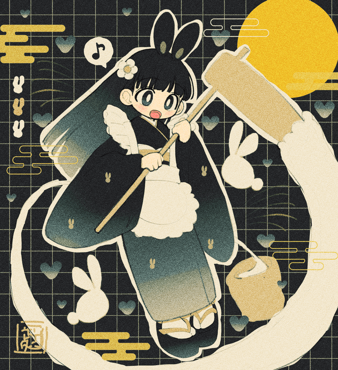 去年のぼつ絵がけっこう可愛かった