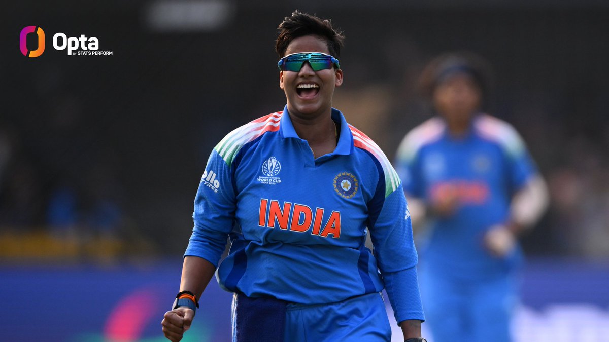 153 - With bowling figures of 4/51 against England today, <a href="/Deepti_Sharma06/">Deepti Sharma</a> has now picked up 153 wickets in women's ODIs, making her the second #TeamIndia bowler (Jhulan Goswami - 255) and the 10th bowler overall to pick up 150+ wickets in women's ODIs. Striking.

#CWC25 #INDvENG