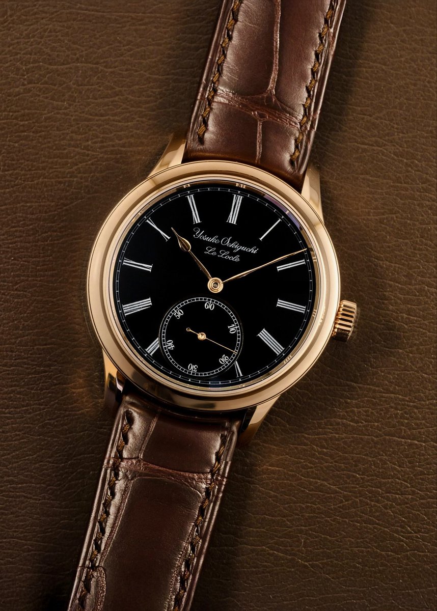 hairspringwatch's tweet image. Finds. The first ever example of Yosuke Sekiguchi’s work is coming up to auction. A Japanese born, Swiss independent who is deeply inspire by great pocket watch calibres of the past, Sekiguchi makes about 20 watches yearly each with their own extremely nuanced style. From the…