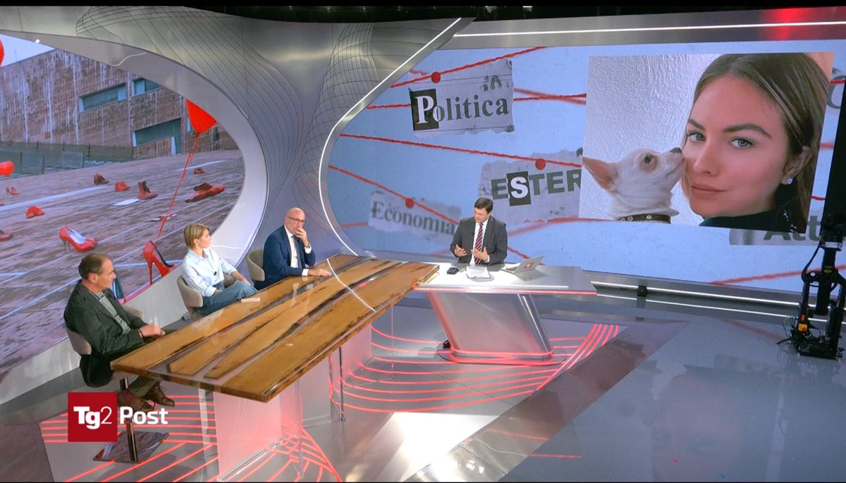 Denunciare ogni #violenzasulledonne, mai voltarsi dall’altra parte: così ieri a #Tg2post <a href="/v_deGioia/">Valerio de Gioia</a> <a href="/FlaminiaBolzan/">Flaminia Bolzan</a> e <a href="/Maxlugli/">Massimo Lugli</a> 
#Femminici 
Per rivedere: raiplay.it/video/2025/10/….