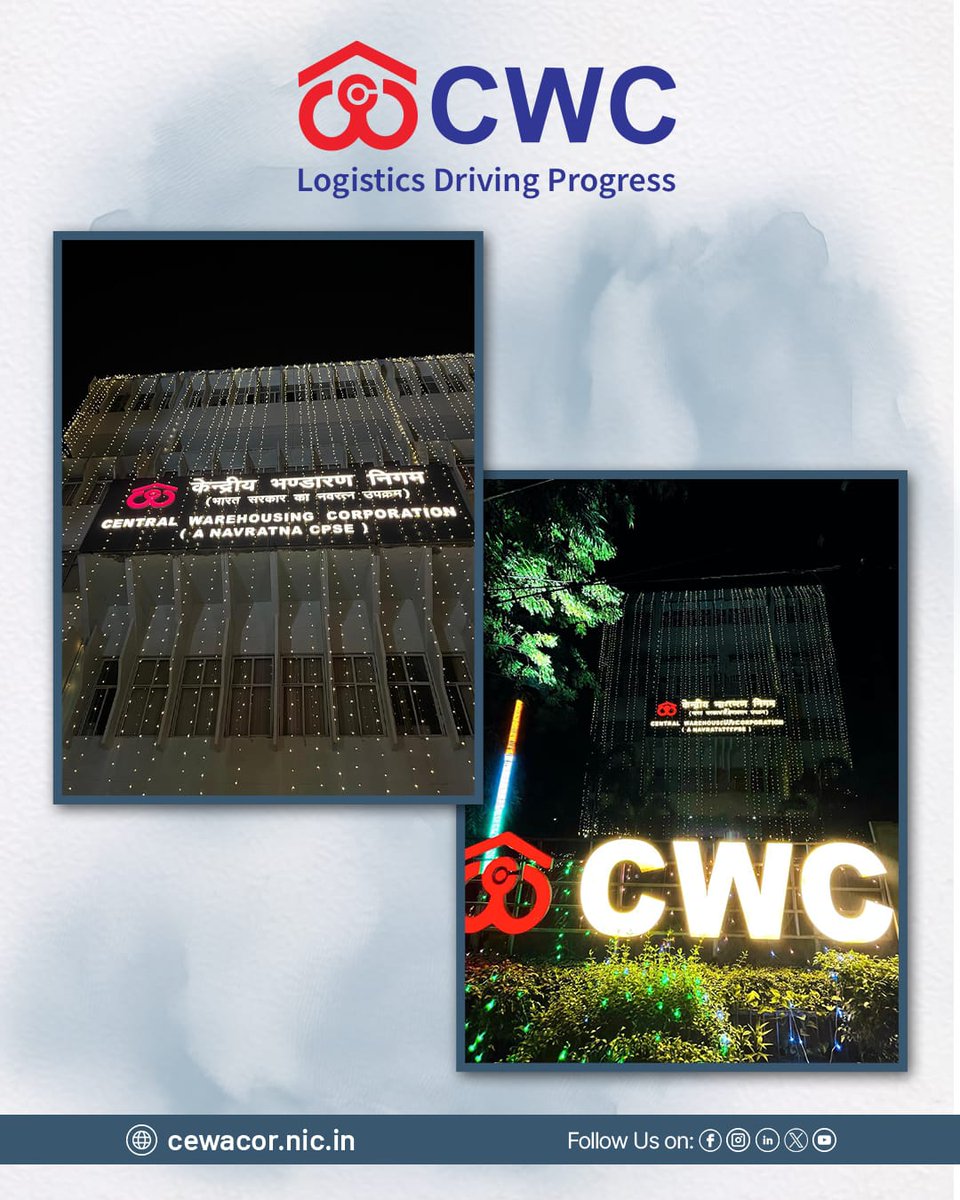 cwc_warehouse's tweet image. CWC extends warm wishes to all its stakeholders for a joyous and prosperous Diwali! ✨🪔
@JoshiPralhad @PralhadJoshiOfc @fooddeptgoi @MDCWC @Directorprscwc @Director_FinCWC @Director_MCP
#CWC #Diwali2025