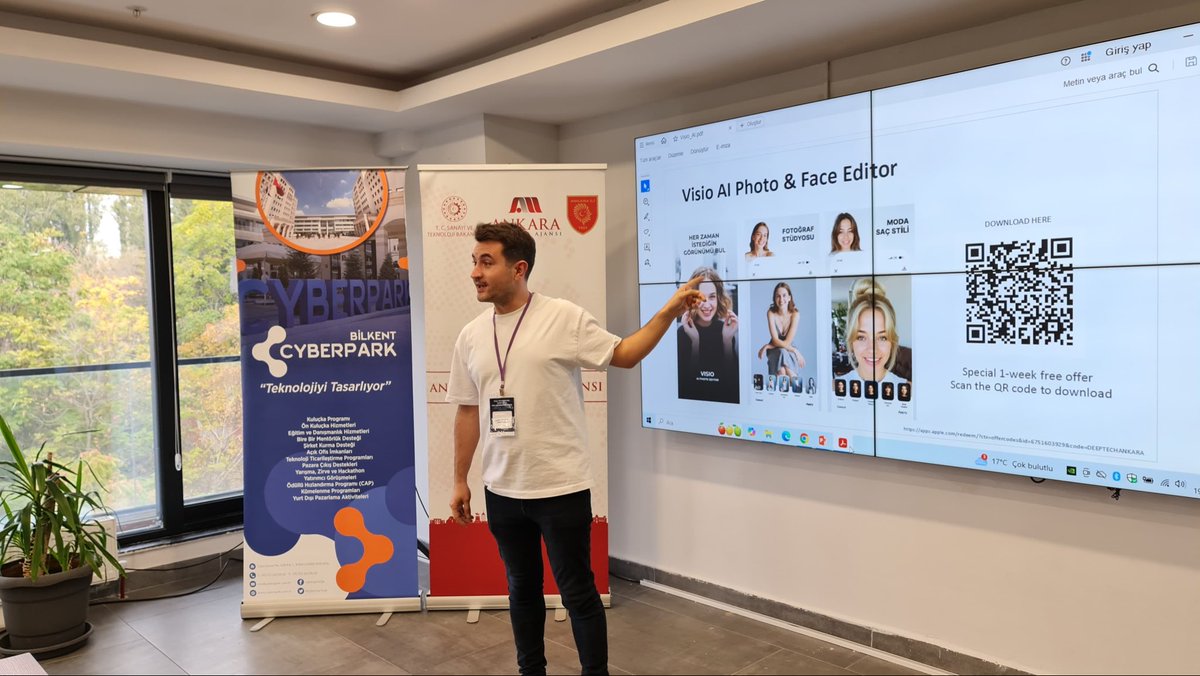 Günün son oturumunda girişim ekipleri sahne aldı! 🎤🌟

Her ekip, “1 Dakikalık Sunumlar” kapsamında fikirlerini ve teknolojik çözümlerini paylaştı.

Program, girişimcilerin belirledikleri yol haritalarını sunmalarıyla birlikte; fikirlerini olgunlaştırma, yatırım potansiyellerini