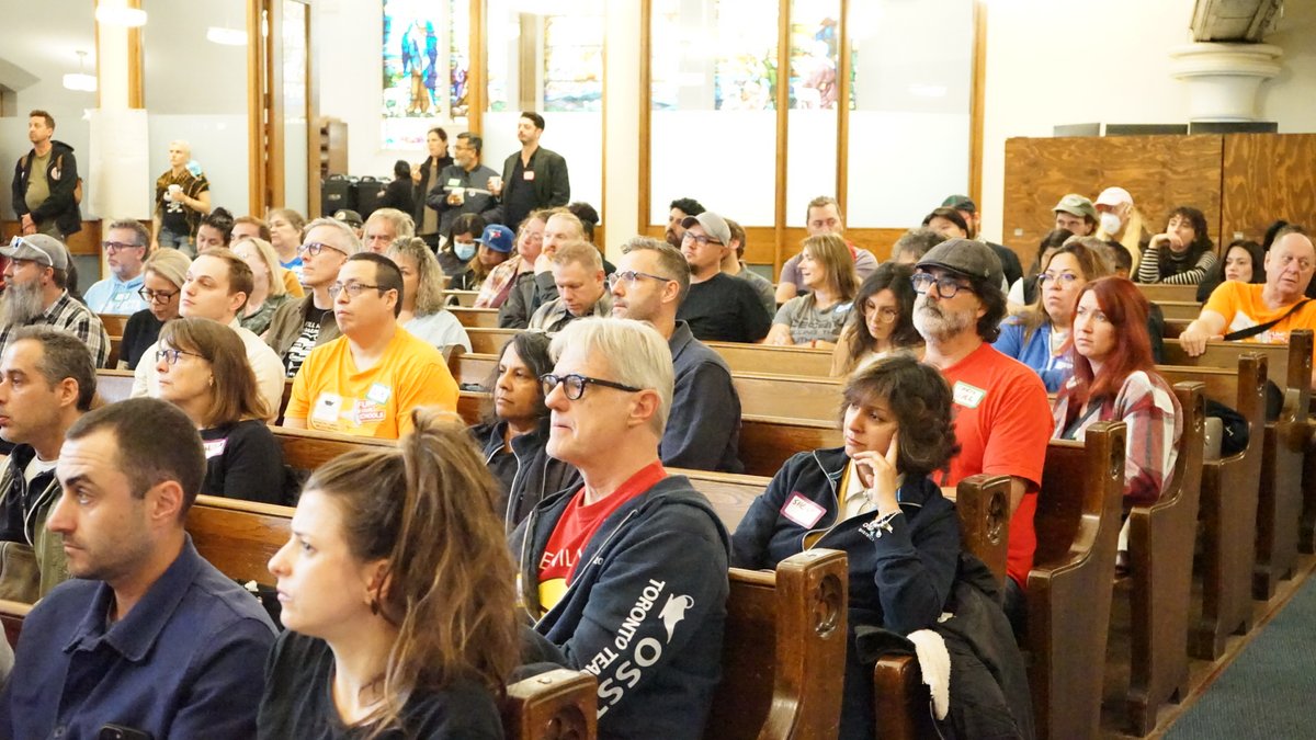 osstf's tweet photo. We were proud to sponsor the Toronto Troublemakers School with @LabourNotes!
Educators from OSSTF/FEESO, ETFO & OECTA came together to strengthen organizing and build power.
Let’s keep fighting for better schools and stronger communities! ✊ #onted #ontlab https://t.co/gKVUeR1odN