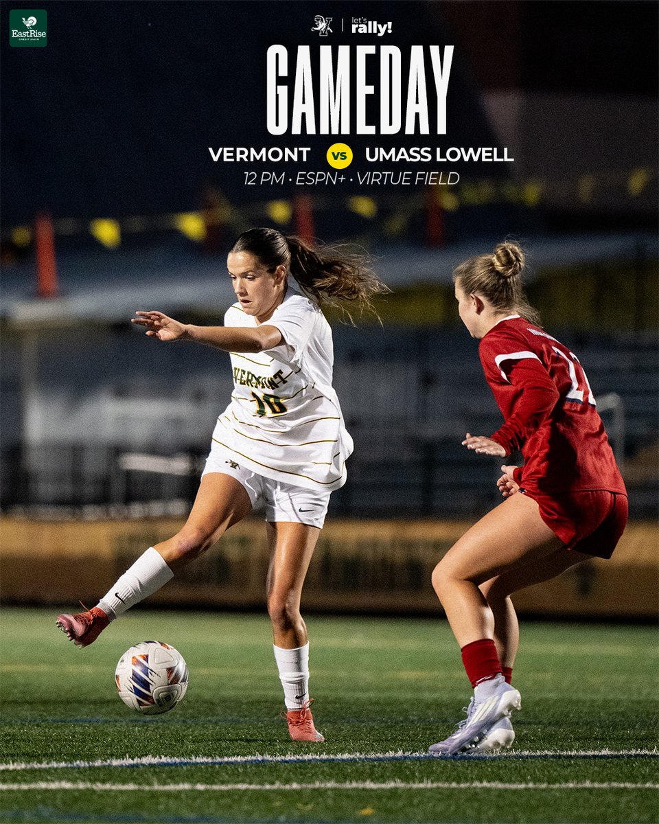 𝐒𝐄𝐍𝐈𝐎𝐑 𝐃𝐀𝐘

😼 🆚 UMass Lowell
🏟️ Virtue Field
🕰️ 12 PM
📊 Stats | go.uvm.edu/kdjtv
📺 ESPN+ | go.uvm.edu/2q9be
🎟️ Tickets | go.uvm.edu/xqz92
