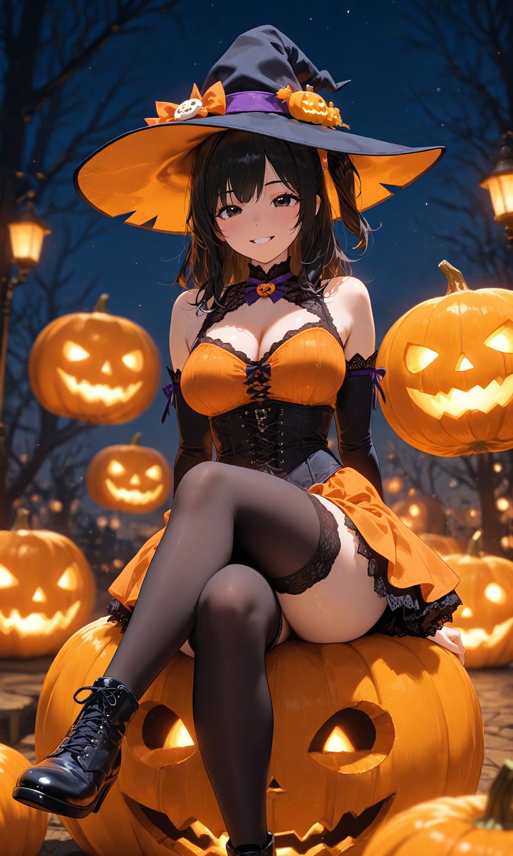 ハロウィン企画参加させていただきます🎃
よろしくお願いします😆

#AIトリックオアイラスト
