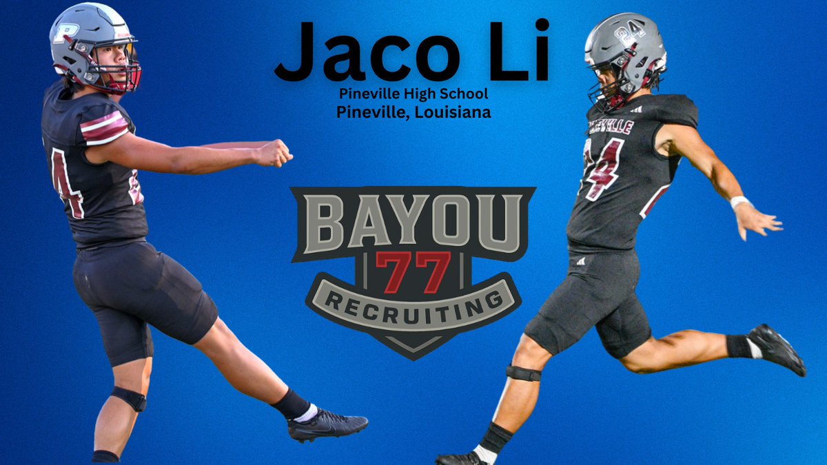 coachMfelice's tweet image. Welcome to the Bayou 77 family @JacoLi24 @LockEmUp22k !