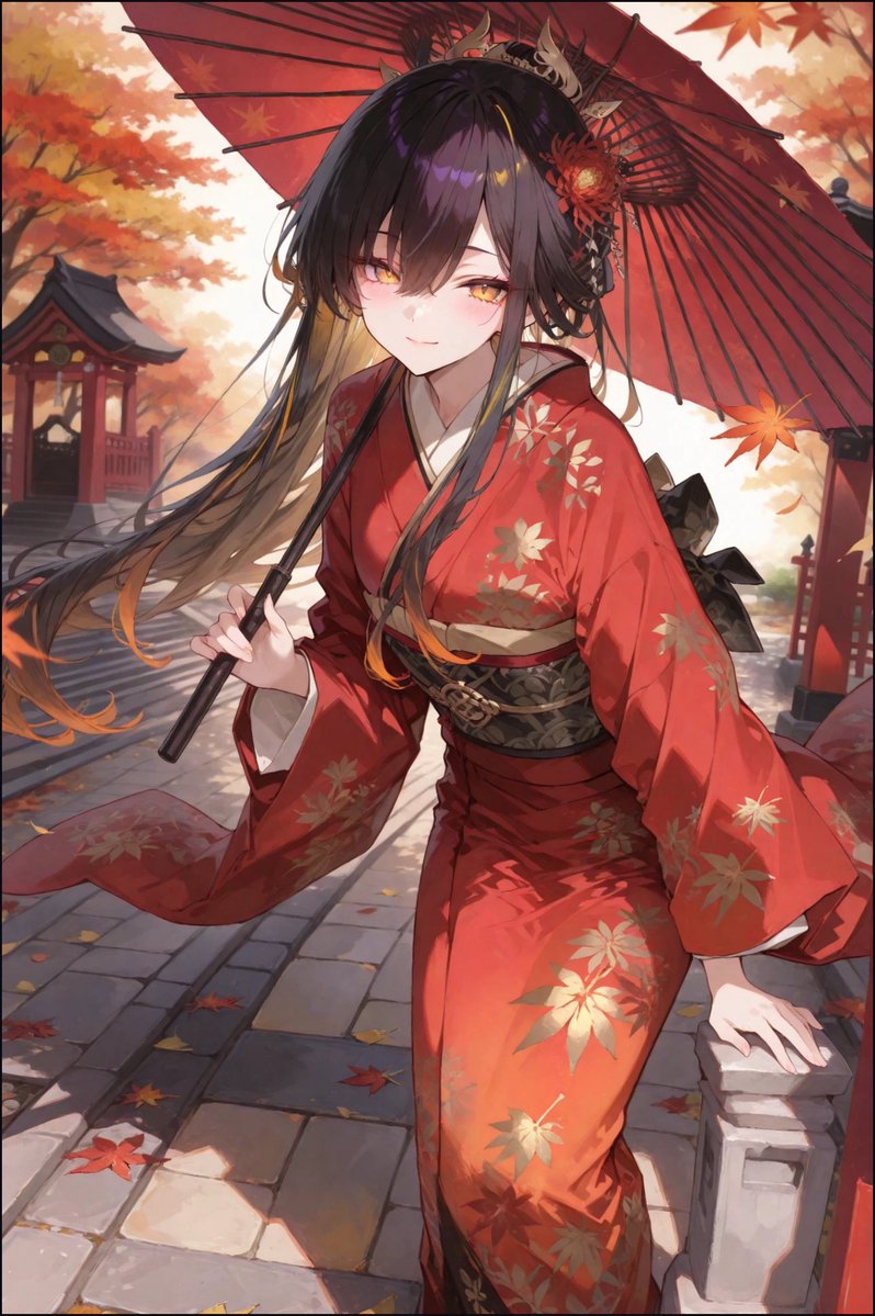 chimu_chimu_c's tweet image. 着物と秋、良いテーマですねぇ✨
参加させて頂きます🍂
あーるさん!よろしくお願いします!
#AI着物と秋
