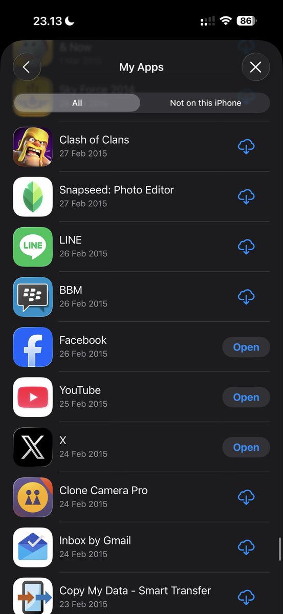 WinnataYoung's tweet photo. BBM udah ga bisa diinstal lagi https://t.co/MMMk5cemJD