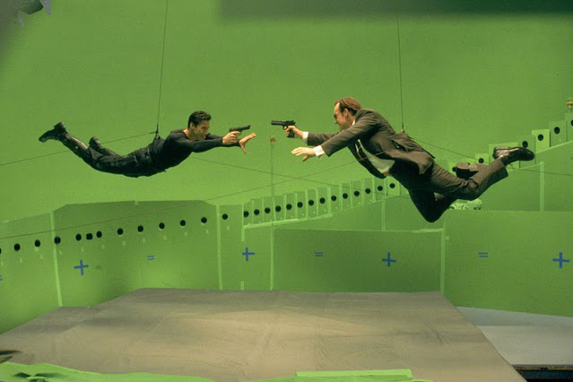 filmfilicos's tweet image. Fotos making of de #Matrix con Keanu Reeves, Laurence Fishburne y Carrie-Anne Moss, entre otros. vintag.es/2024/06/the-ma…